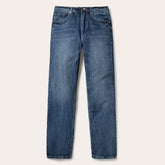 Men Boot Cut | Stetson 1520 Fit Standard Straight Leg Jean Blue