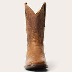 Men Exotics | Stetson Aces Alligator Boots Brown