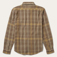 Men Flannel Shirts | Stetson Brown Flannel Button-Front Shirt Brown