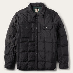 Men Jackets | Stetson Crushable Black Parachute Jacket Black