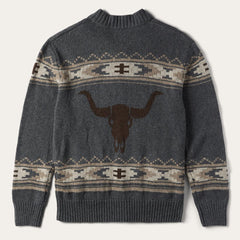 Men Jackets | Stetson Longhorn Cardigan Grey