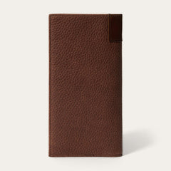 Men Wallets | Stetson Steer Head Checkbook Brown