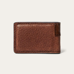 Men Wallets | Stetson Steer Head Money Clip Brown