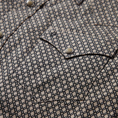 Men Western Shirts | Stetson Brown Diamond Print Western Shirt Brown