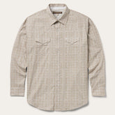 Men Western Shirts | Stetson Medallion Print Western Shirt Brown