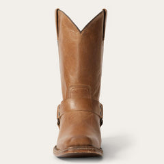 Men Western | Stetson Heritage Harness Boots Burnished Tan
