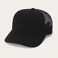 Men/Women Caps & Truckers | Stetson American Legend Trucker Cap Black
