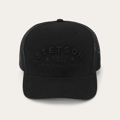 Men/Women Caps & Truckers | Stetson American Legend Trucker Cap Black