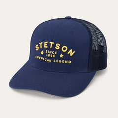Men/Women Caps & Truckers | Stetson American Legend Trucker Cap Navy