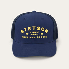 Men/Women Caps & Truckers | Stetson American Legend Trucker Cap Navy