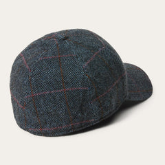 Men/Women Caps & Truckers | Stetson Baseball Cap Wool Blue Herringbone