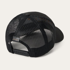 Men/Women Caps & Truckers | Stetson Black Western Patch Trucker Cap Black