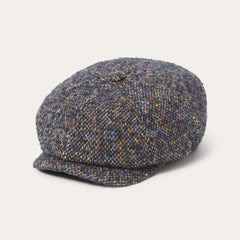 Men/Women Caps & Truckers | Stetson Donegal Wool Hatteras Cap Blue Donegal