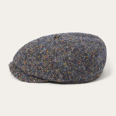 Men/Women Caps & Truckers | Stetson Donegal Wool Hatteras Cap Blue Donegal
