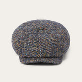 Men/Women Caps & Truckers | Stetson Donegal Wool Hatteras Cap Blue Donegal