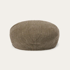 Men/Women Caps & Truckers | Stetson Glen Check Linen/Silk Kent Cap Olive Check