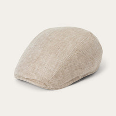 Men/Women Caps & Truckers | Stetson Herringbone Linen Ivy Cap Beige Herringbone