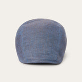 Men/Women Caps & Truckers | Stetson Herringbone Linen Ivy Cap Blue Herringbone