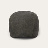 Men/Women Caps & Truckers | Stetson Herringbone Linen Ivy Cap Olive Herringbone