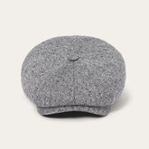 Men/Women Caps & Truckers | Stetson Herringbone Silk Hatteras Black Herringbone