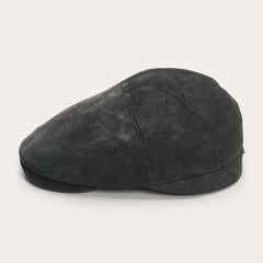Men/Women Caps & Truckers | Stetson Hood Weathered Leather Ivy Cap Black