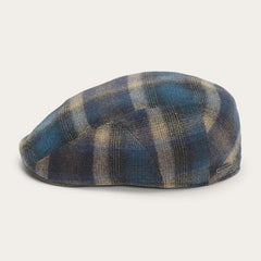 Men/Women Caps & Truckers | Stetson Ivy Virgin Wool Cap Blue Beige Check