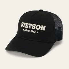 Men/Women Caps & Truckers | Stetson Lasso Trucker Cap Black