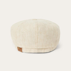 Men/Women Caps & Truckers | Stetson Linen Hatteras Newsboy Beige