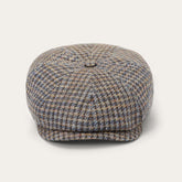Men/Women Caps & Truckers | Stetson Linen/Cotton Houndstooth Hatteras Multicolor Houndstooth