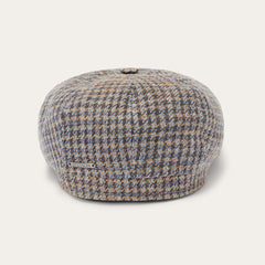 Men/Women Caps & Truckers | Stetson Linen/Cotton Houndstooth Hatteras Multicolor Houndstooth