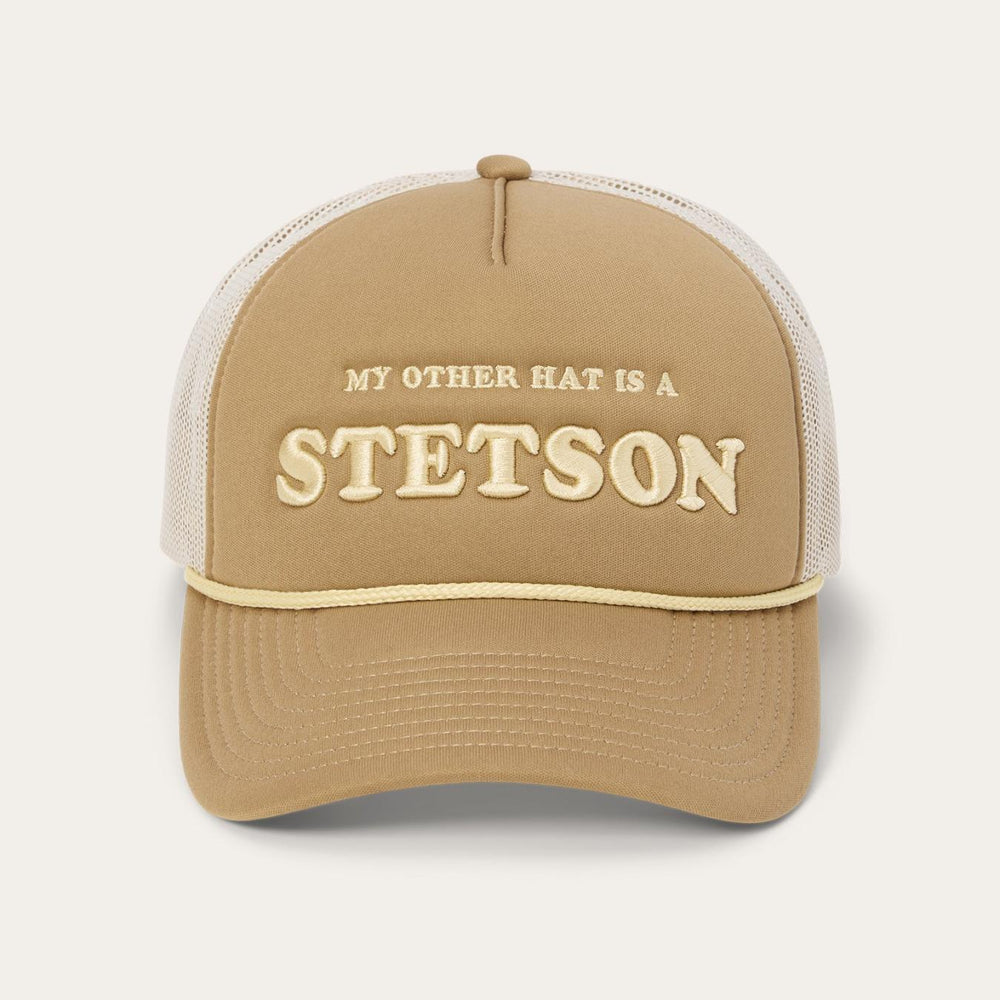 Men/Women Caps & Truckers | Stetson My Other Hat Is A Stetson Trucker Cap Tan