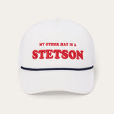 Men/Women Caps & Truckers | Stetson My Other Hat Is A Stetson Trucker Cap White