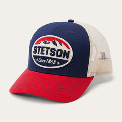 Men/Women Caps & Truckers | Stetson Navy Americana Trucker Cap Navy