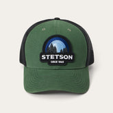 Men/Women Caps & Truckers | Stetson Olive Sunset Trucker Cap Olive