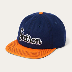 Men/Women Caps & Truckers | Stetson Retro Script Baseball Cap Navy