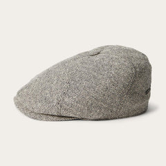 Men/Women Caps & Truckers | Stetson Silk Six-Panel Cap Black Herringbone