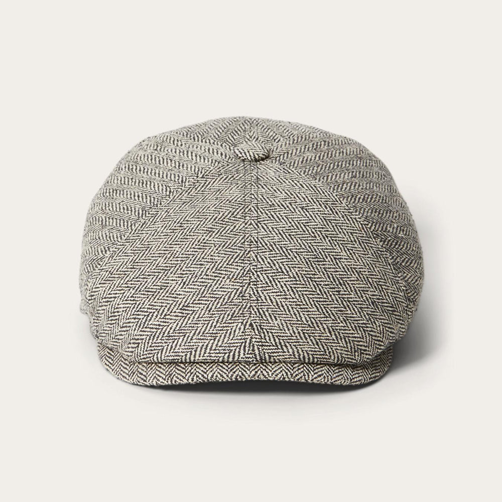 Men/Women Caps & Truckers | Stetson Silk Six-Panel Cap Black Herringbone