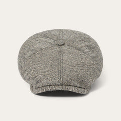 Men/Women Caps & Truckers | Stetson Silk Six-Panel Cap Black/brown Herringbone