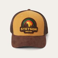 Men/Women Caps & Truckers | Stetson Tan Sunset Trucker Cap Tan