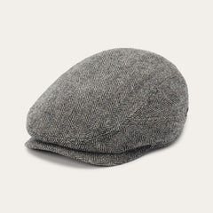 Men/Women Caps & Truckers | Stetson Wool Herringbone Driver Cap Anthra Melange Herringbone