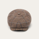 Men/Women Caps & Truckers | Stetson Wool Herringbone Hatteras Cap Camel Herringbone