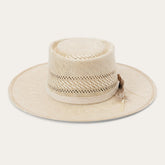Men/Women Fedora | Stetson Batterson Straw Hat Ivory/tan