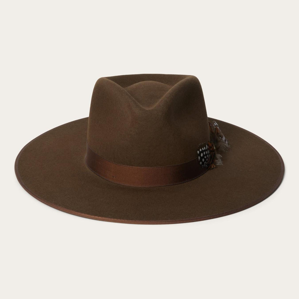 Men/Women Fedora | Stetson Midtown Wide Flat Brim Hat Oak
