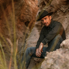 Men/Women Fedora | Stetson Open Road 6X Cowboy Hat Black