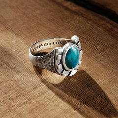 Men/Women Jewelry | Stetson Horseshoe Ring With Turquoise