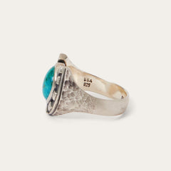 Men/Women Jewelry | Stetson Horseshoe Ring With Turquoise