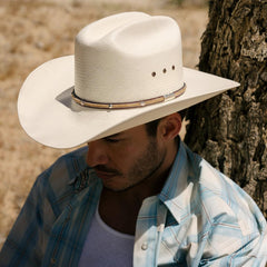 Men/Women Western | Stetson Angus 10X Straw Cowboy Hat Natural