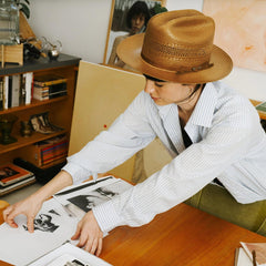 Men/Women Western | Stetson Open Road Vented Straw Cowboy Hat Cognac