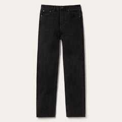 Women Denim | Stetson 915 High Rise Straight Fit Crop Jeans Black