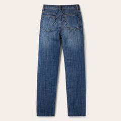 Women Denim | Stetson 915 High Rise Straight Fit Crop Jeans Blue